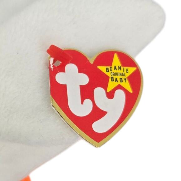 Ty Vintage Gracie Swan Beanie Baby Babies Retired PVC Stuffed Animal Plush 7" - Picture 6 of 7